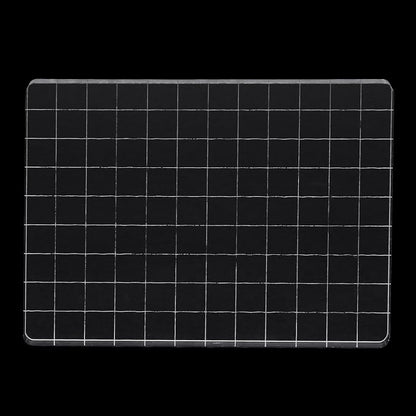 Clear Acrylic Stamp Blocks, 3.54" * 4.92" Acrylic Stamping Block Tool Clear by QIMOO