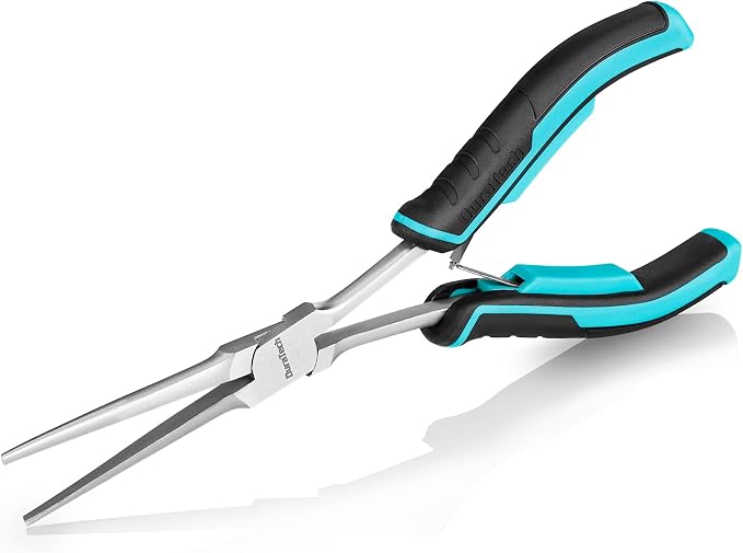 DURATECH 7" Long Reach Needle Nose Pliers, Extra Long Nose Pliers by DURATECH