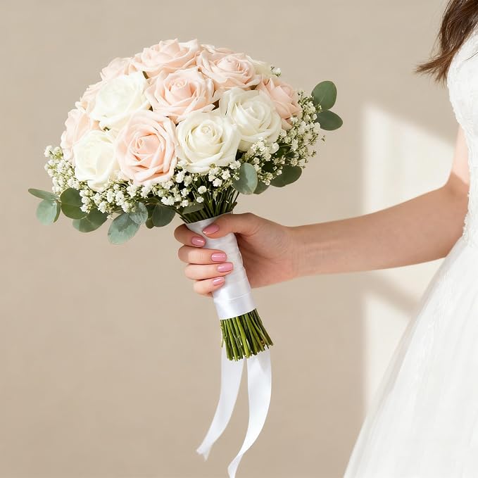 Artificial Flowers Foam Fake Roses 25pcs Mix Colors Roses - Image 5