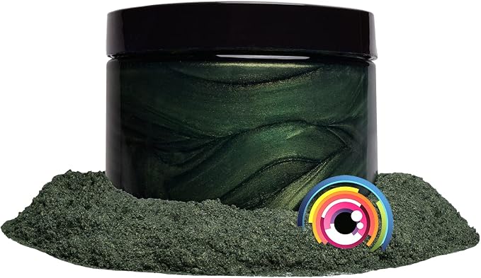 Eye Candy Pigments Premium Green Mica Powder - Image 5