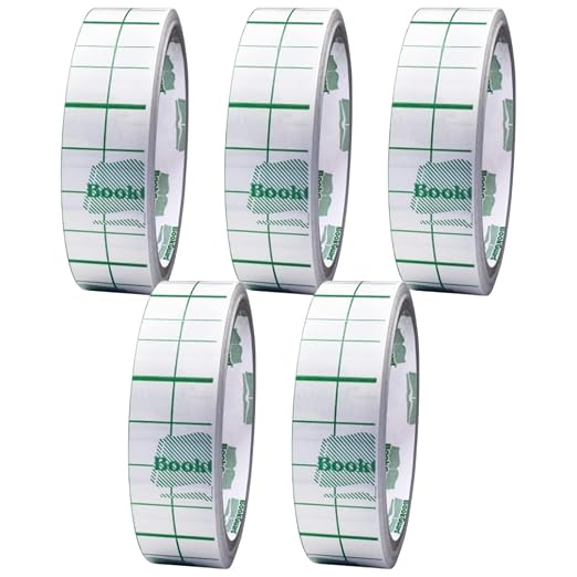 BookGuard 1 inch Clear Vinyl Roll Bookbinding Tape Archival Book Tape Repair by BookGuard