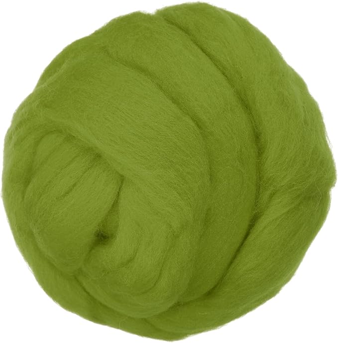 PATIKIL Wool Roving Yarn, 80G/2.82OZ Soft Felting Wool Pure Chunky Roving Yarn by PATIKIL