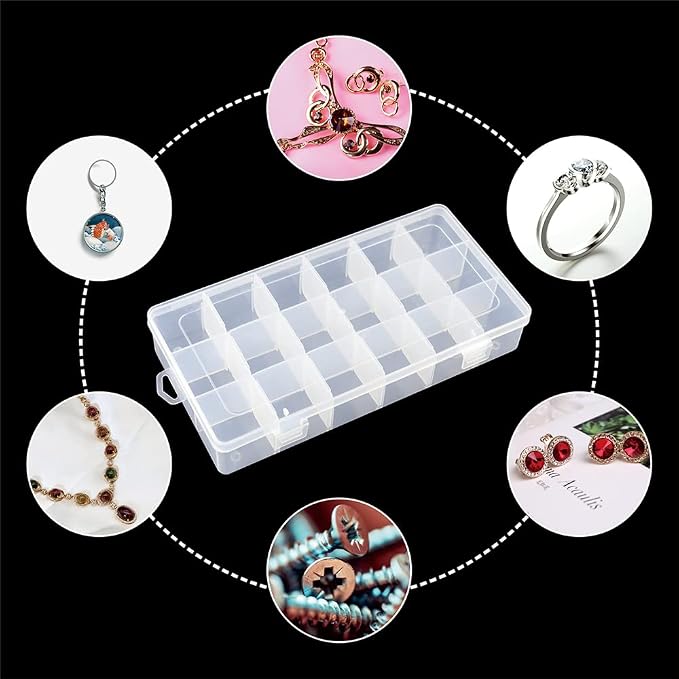 5 Pack 18 Compartment Organizer Box - Image 6