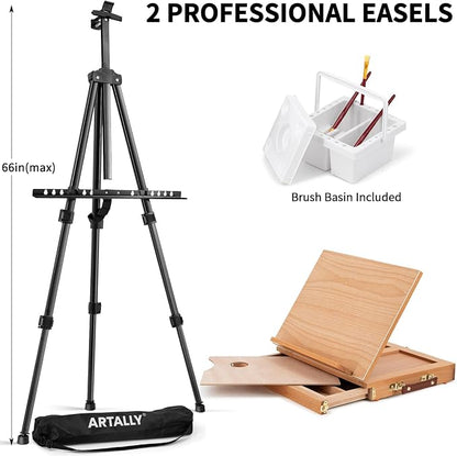 179Pcs Professional All-in-One Art Painting Kit - Image 2