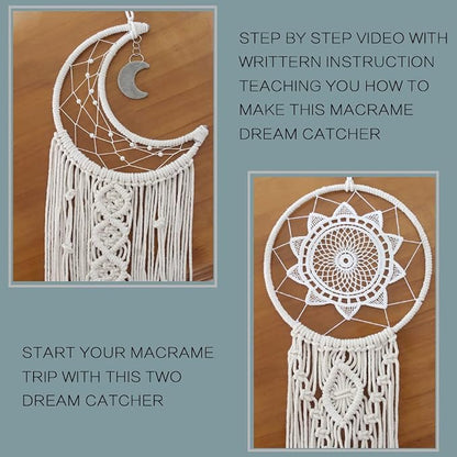 RQWZBCHX Macrame Dream Catcher Kits - Image 5