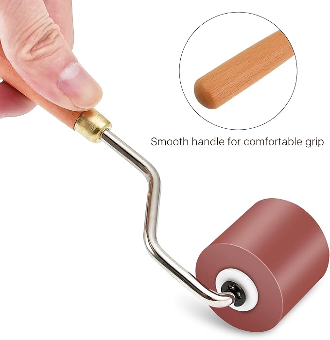 Milkary Rubber Rollers Brayer, Craft Stamping Brayers, Stamping Tools - Image 4