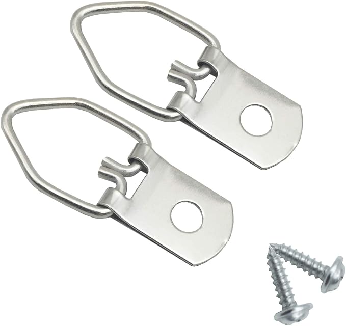 150 Pack Small D-Ring Steel Picture Hangers by EesTeck