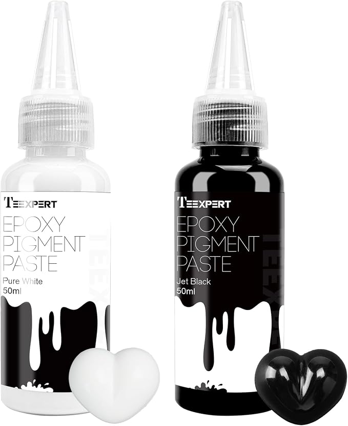 Teexpert Pigment Paste for Epoxy Resin: 3.38oz/100ml Ultra Highly Concentrated by Teexpert