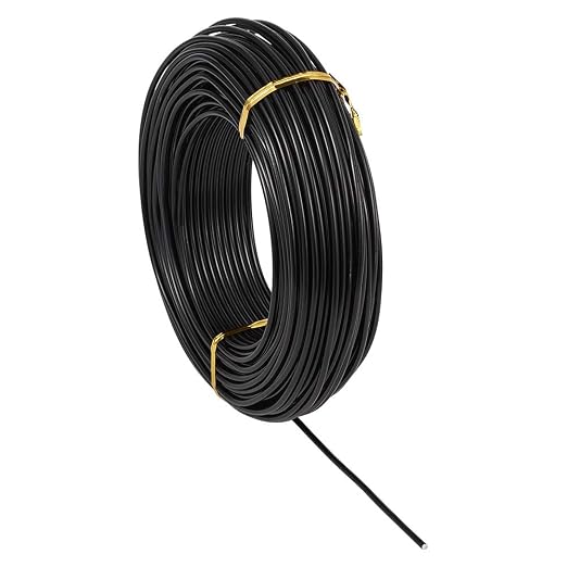 Fashewelry 114 Feet 10 Gauge Aluminum Wire Black Bendable Metal Craft Wire - Image 2