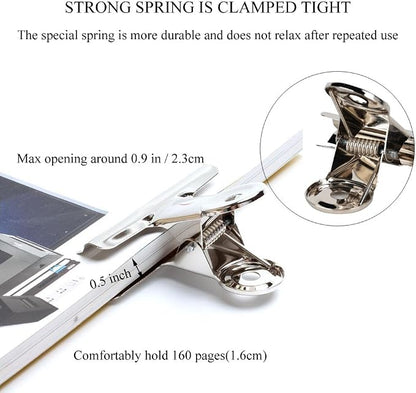 Coideal Silver Metal Hinge Clips - Image 5