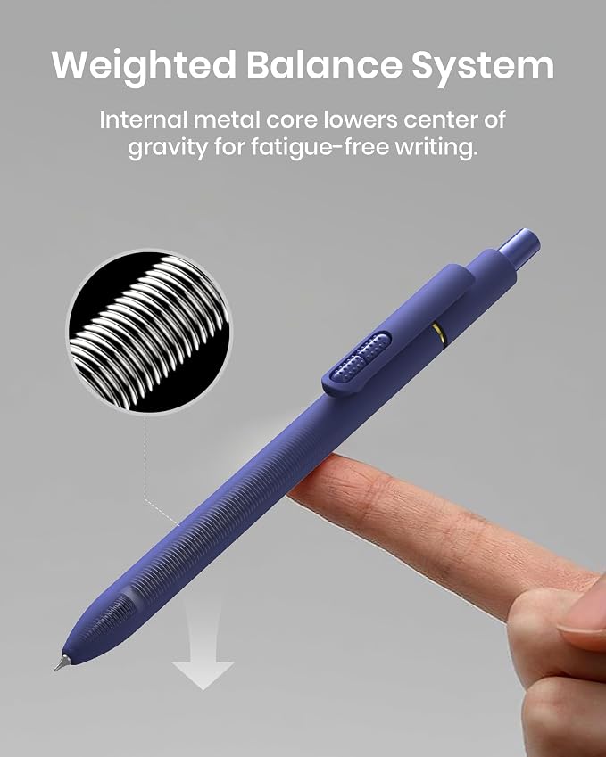 8 Pcs Gel Ink Pens, 0.7mm Fine Point - Image 6