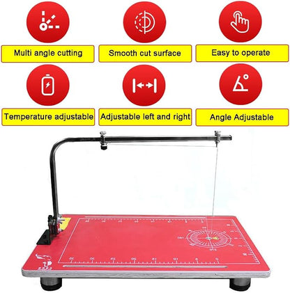 Hot Wire Foam Cutter Tabletop Hot Wire Cutter 22.8x15in Foam Sponge Cutting - Image 3