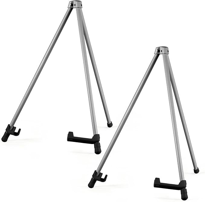 14" High Tabletop Instant Display Easel, Small Desktop Steel Easel Stand by SOMIME