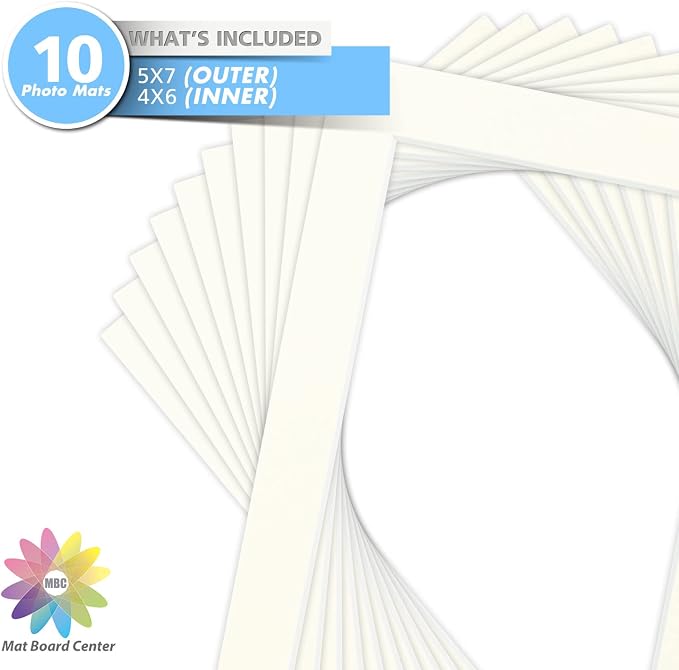 Mat Board Center, 5x7 for 4x6 Ivory Turret Color Mats - Image 3