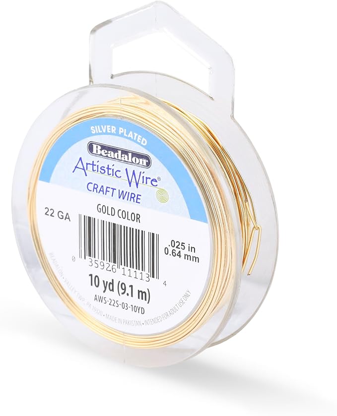 Artistic Wire, 22 Gauge Silver Plated Tarnish Resistant Colored Copper Craft by ArtisticWire