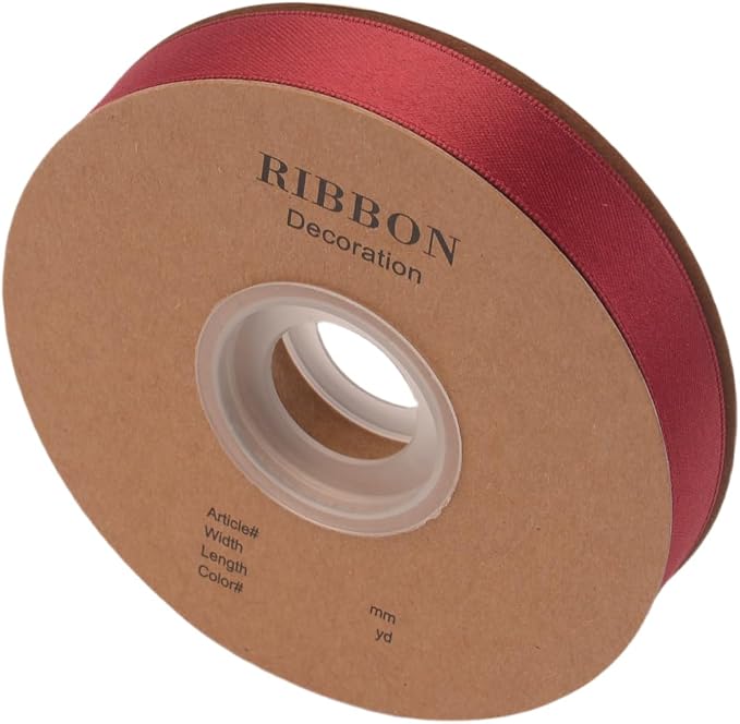 Double Side Satin Ribbon, Continuous 20 Yards, Use by Unknown