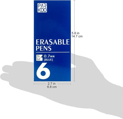 ParKoo Retractable Erasable Gel Pens Clicker, Fine Point 0.7mm, Make Mistake - Image 7