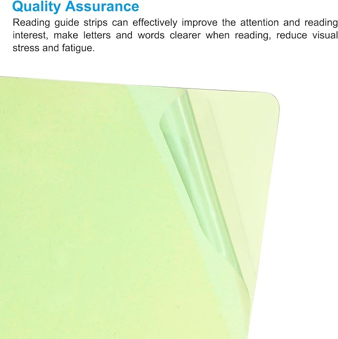 PATIKIL A4 Size Guided Reading Sheet, Light Green - Image 5