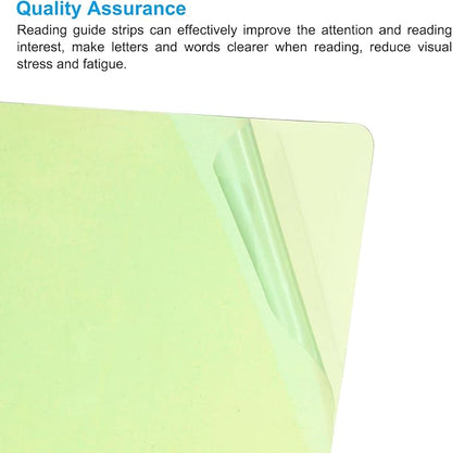 PATIKIL A4 Size Guided Reading Sheet, Light Green - Image 5