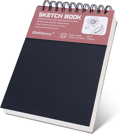 Sketch Book, 5.5" x 8.5" Sketchbook by Blablaovy