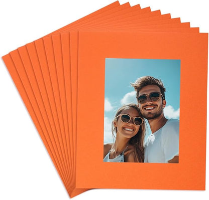 uxcell 10Pcs Picture Mats, 8 x 10 Mat Board Center by uxcell