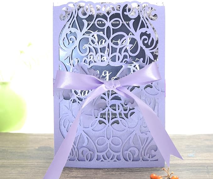 TONIFUL 1 Inch x 100yds Light Purple Satin Ribbon, Thin Solid Color Satin Ribbon - Image 8