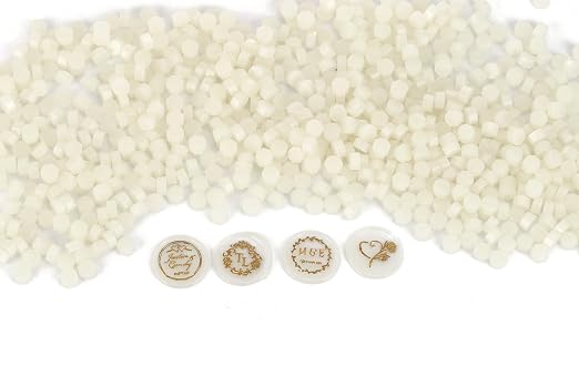 Yoption 360Pcs Cream White Sealing Wax Beads - Image 5