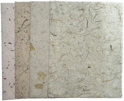 50 Sheets A4 Thin Natural Leaves Rice Straw Mulberry Paper Sheets Art Tissue - Image 9