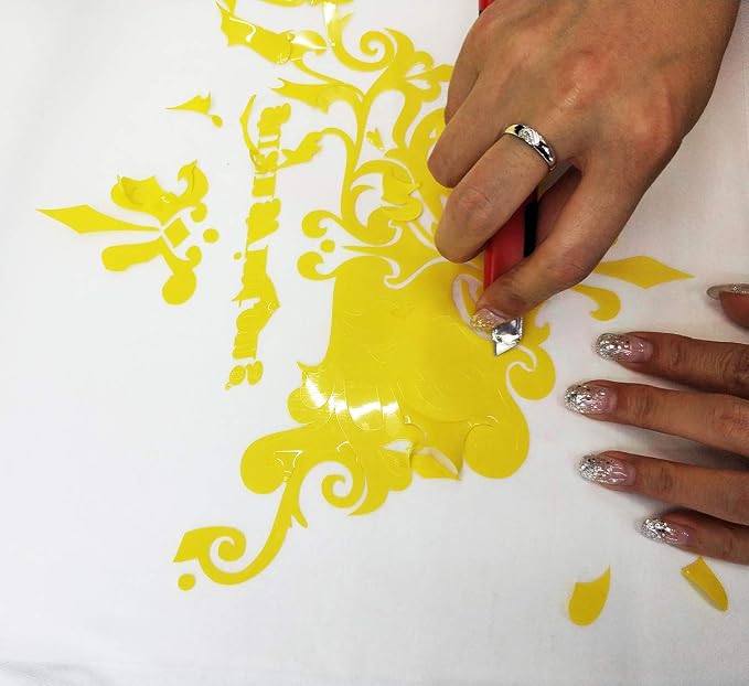 Guangyintong Heat Transfer Vinyl Yellow HTV Rolls, Matte Surface HTV - Image 4