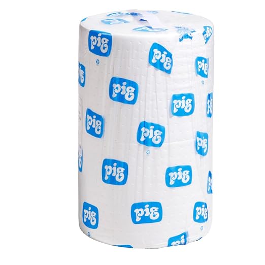 PIG Oil-Only Absorbent Mat Roll | Heavyweight | Absorbs 32.4 gal per roll | - Image 2