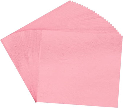 PATIKIL Gold Leaf Sheets for Art 3.7" x 3.4", Light Pink by PATIKIL