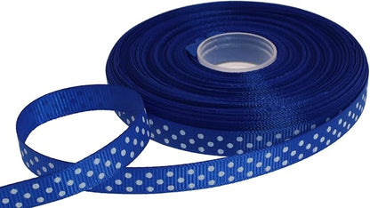 Polka Dot Grosgrain Ribbon 25 Yard Each Roll 100% Polyester - Image 2