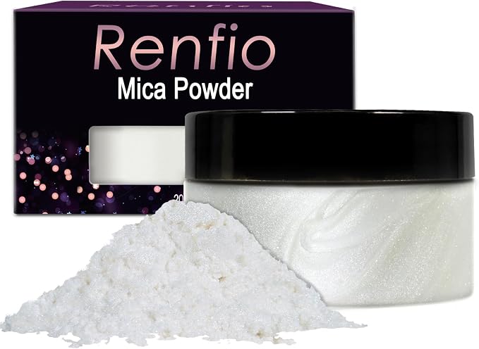 Renfio 100g Mica Powder Pigment, Metallic Natural Dye Mineral Pearl Shimmer by Renfio