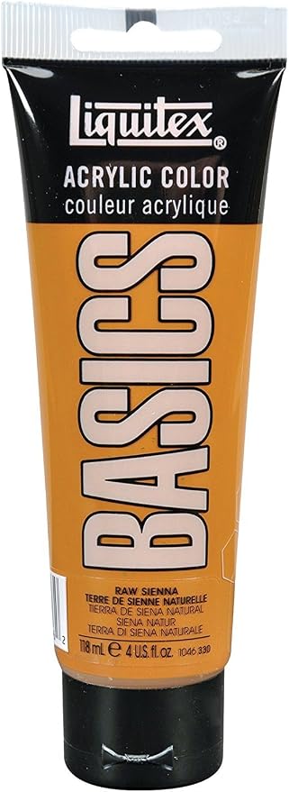 Liquitex BASICS Acrylic Paint, 118ml Tube, Raw Sienna by Liquitex