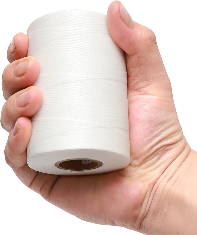Waxed Thread, 852Yds 150D 0.8mm Flat Polyester Wax Thread - Image 3