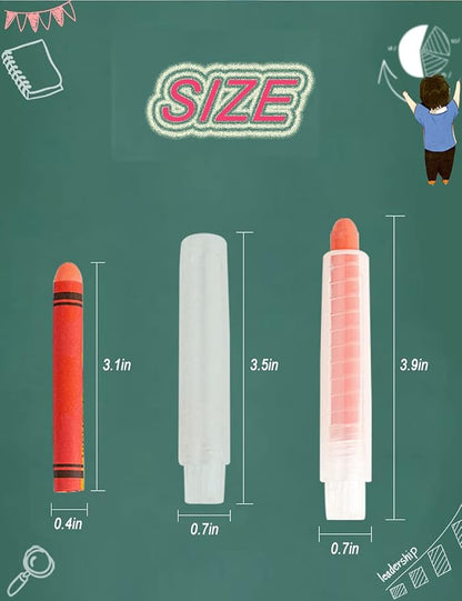 Non-toxic Dustless Chalk for Kids, Colored Sidewalk Chalk - Image 7