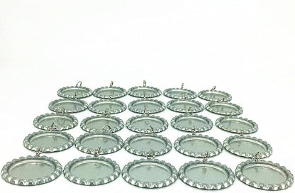 Silver Color Flat Bottle Caps - Image 3
