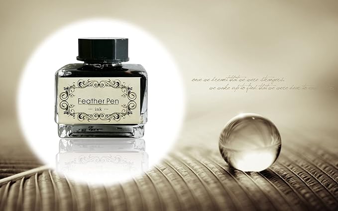Black Calligraphy Ink No Carbon No Blocking Fountain Pen Ink Suitable - Image 4