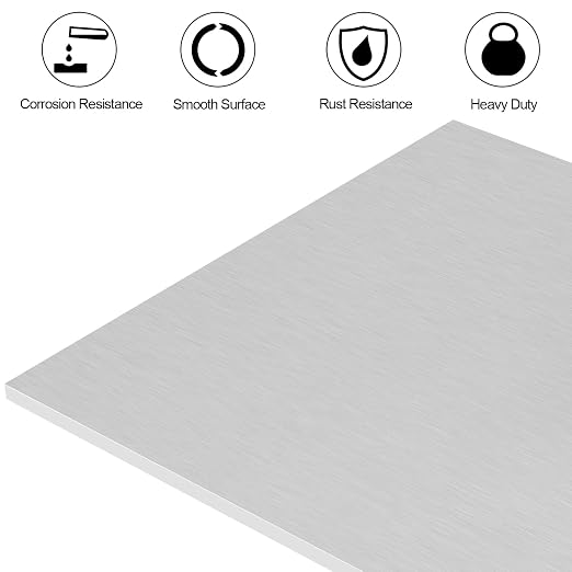 6061 T651 Aluminum Sheet Metal 12 x 12 x 1/4 Inch, Flat 6MM Aluminum Metal Plate - Image 4
