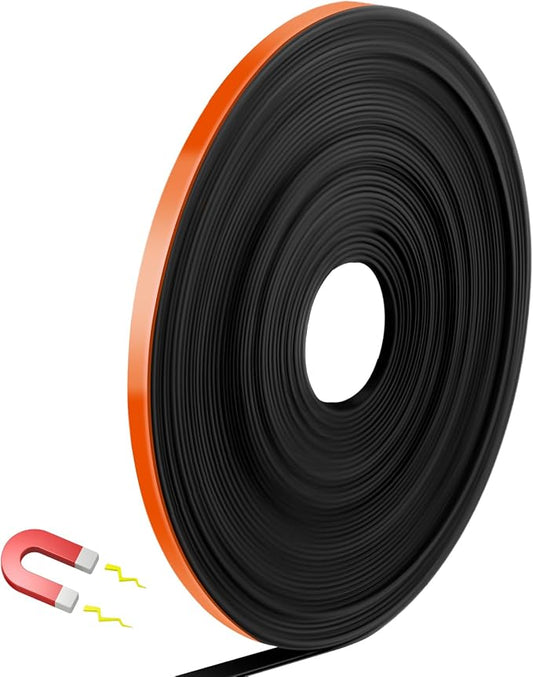 Magnetic Tape Roll Thin Strips, 1/4 Inch x 33 Feet Magnetic Board Dividers by Unknown