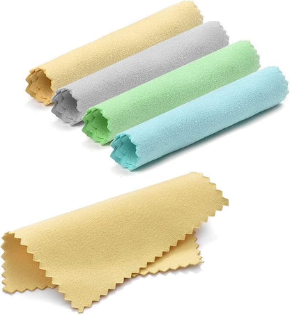 SEVENWELL 50pcs Jewelry Cleaning Cloth Mediumturquoise Polishing Cloth - Image 7