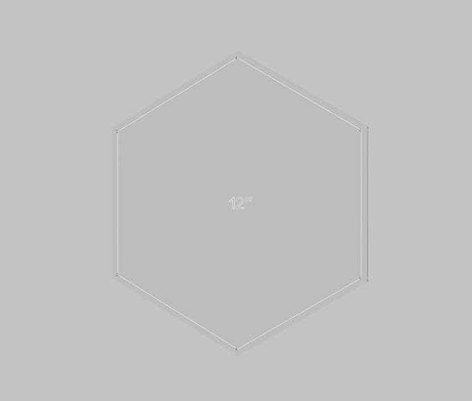 Hexagon Quilting Template Set - Image 3