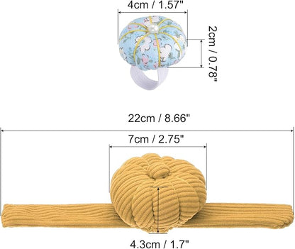 PATIKIL Wrist Pumpkin Pin Cushion, Snap Pin Cushion - Image 2