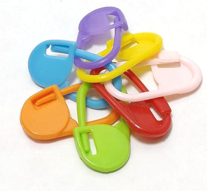 60Pcs Colorful Knitting Markers Crochet Clips Crochet Pins Bulk Stitch Markers - Image 3