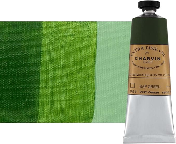 Charvin Extra Fine Oil Paint, Sap Green 60 ml by Unknown