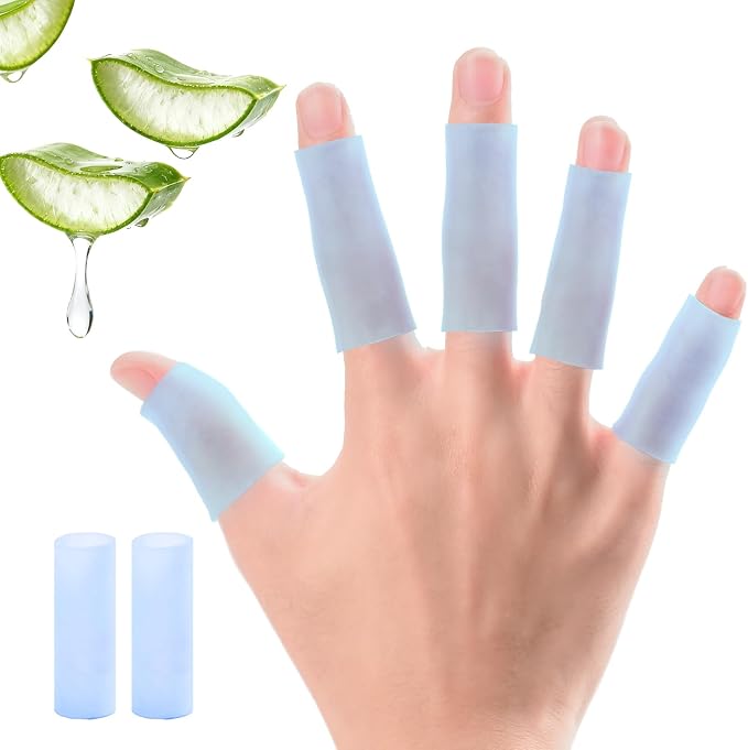 20 PCS Gel Finger Sleeve Protectors by kimihome