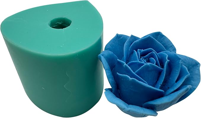 3D Rose Flower Silicone Mold for Epoxy Resin Craft Aroma Gypsum, Handcrafted - Image 8