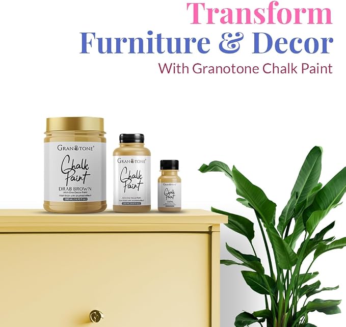 GRANOTONE Chalk Paint for Furniture, Matt-Finish Water-Based Acrylic Paint for - Image 2