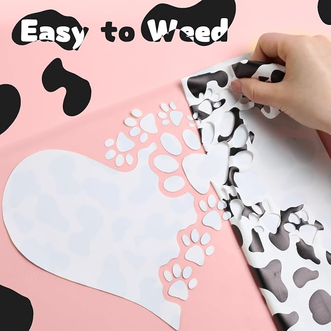 HTVRONT Cow Print HTV Vinyl - Image 5