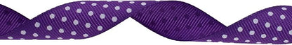 Polka Dot Grosgrain Ribbon 25 Yard Each Roll 100% Polyester - Image 2